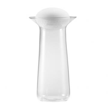 Stone glass pitcher white  -  zens